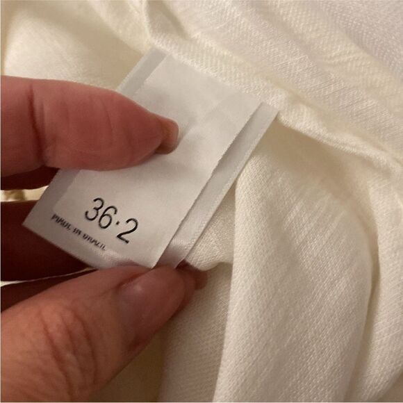 VIX Paula Hermanny Elegant White Maxi Dress, US2 - Picture 8 of 9